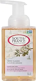 SoF Hydrating Foaming Hand Wash - With Organic Agave Nectar & Coconut Oil- Vegan & Non GMO- Free From Phthalates, Sulfates & Parabens- Cherry Blossom - 8 oz Bottle 1 Pack