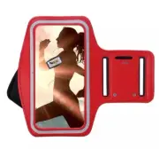 iPhone/Galaxy Sweat-proof sport/Gym/Exercise Armband - Red
