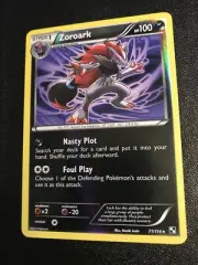Zoroark 71/114 NM Reverse Holo Rare Pokemon Card. Ships Fast with Tracking!
