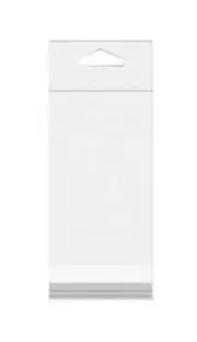 AF24HB ~ 100 Clear_Cellophane Envelopes 2 x 4 with hang hole