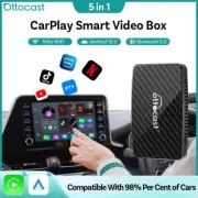 Upgraded Ottocast P2VPro Ai Box Wireless Carplay&Android Auto Adapter Tiktok+YT