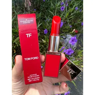 Tom Ford 16 Scarlet Rouge 香味酥油唇膏