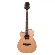 Timberidge '3 Series' Left Handed Spruce Solid Top Acoustic-Electric Small-Body