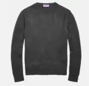 Ralph Lauren Purple Label Mens Grey Cashmere Thick Knit Crew Neck Sweater M