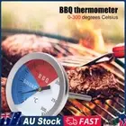 Stainless Steel BBQ Smoker Grill Thermometer Outdoor Barbecue Temperature Gauge