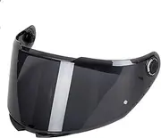 Lens Fashion Visor Wind Shield Motorcycle Helmet Replacement Helmet Glass Suitable for TH&UN&DE&R 4 SV Visor Wind Shield Lens(Black)