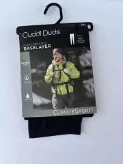 Men's Cuddl Duds Performance Climate Sport Baselayer Pants XXL Black