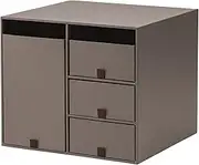 Plus LP-304YS 85-132 Small Storage Box Living Post Brown S Size