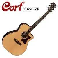 在飛比找蝦皮購物優惠-CORT GA5F-ZR嚴選歐洲雲杉面單板電木吉他-內建FI