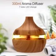 300ml Wood grain Humidifier Aroma Diffuser