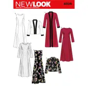 New Look Sewing Pattern 6305 N6305 Misses' Sportswear Princess Seam Dress