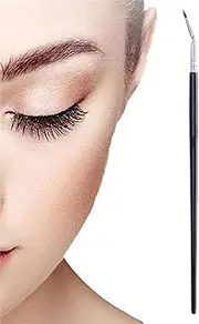 Bent Lash Fan Brush - 120 Degree Angled Eyelash Definer Fan Brush,Mascara Brush, Eyeliner Detail Brush, Eyelash Makeup Brush, Angled Eyeliner Brush for