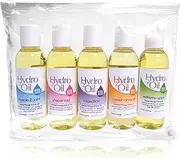 Hydro 2 Oil Sample 6 Pack - Explore a Variety of Premium Water Dispersible Massage Oils for Ultimate Relaxation and Pampering, Perfect for Sampling and Discovering Your Favorite Blend