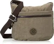 [Kipling] womens Arto Crossbody Strap, Adjustable Shoulder Strap, Zip Closure, Green Moss, 11.25" L X 10.25" H X 1.5" D
