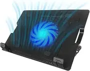 aptop Cooling Tray Laptop Cooling Pad Heat Dissipation Laptop Cooler Stand Quiet Fans 5 Height Adjustable Notebook Tablet Phone Holder Laptop Cooler