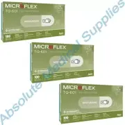 *300-Gloves* MicroFlex Soft White PF Hydrasoft Nitrile Exam Large TQ-601-L
