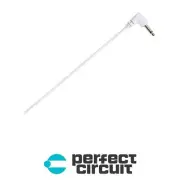 LMNTL 6" Right Angle 3.5mm Patch Cable (White) EURORACK NEW - PERFECT CIRCUIT