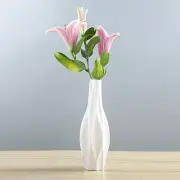 White Flower Vase Decorative Ceramic European Style Home Decoration