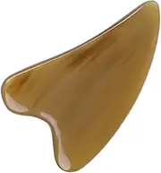 Natural Ox Horn Triangle Massager Guasha Tool Face Scraping Plate Massage Board for Muscle