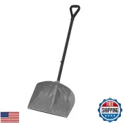 Suncast 24” Combo Snow Shovel Pusher with Galvanized Wear Strip, D-Grip Handl