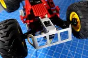 New Tamiya R/C 1/10 Blackfoot Monster Beetle Brat Aluminum Rear Bumper Cover