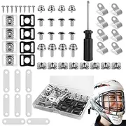 Hard Hat Tools - Baseball Helmet Repair, Hard Hat Repair Kits | Football Hard Hat Repair Kit, Multipurpose Football Hard Hat Repair Set, 57X Wear-Resistant Maintenance Tools for Baseball, Softball