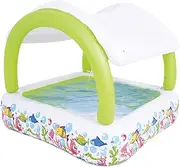 Kids Swimming Pool | Kids Pool with Canopy,Large Space Sunshade Safe Design Paddling Toy for Children Boys Girls Outdoor Fun