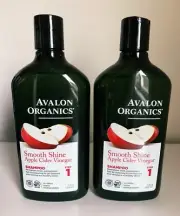 Avalon Organics, Shampoo Apple Cider Vinegar, 11 Fl Oz Lot Of 2