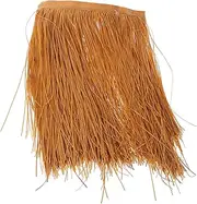 Vivid Synthetic Thatch Roof Decor Realistic Artificial Thatch for Garden Landscape Fire Retardant Pe Material Easy to Install and Maintain