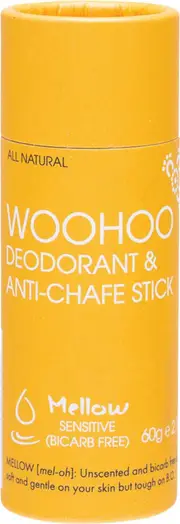 Deodorant & Anti-Chafe Stick (Mellow - Sensitive) - 60g
