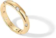 [PAVOI] 14K Gold Plated CZ Rings for Women | Stackable Ring Band for Women