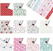 TuoYi 10 Sheet All Occasion Wrapping Paper for Birthdays, Easter, Mothers Day, Weddings, Baby Showers DIY Crafts Supplies,50x70cm (Fresh)