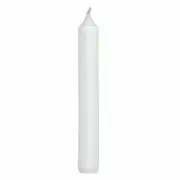 White Candles Unscented Dinner Household 6 Pack 190mm