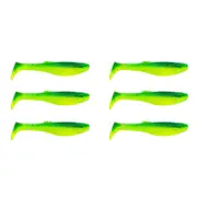2x 3PK 5.5In Rapala Crush City Heavy Plastic Paddle Tail Lures -Budgie SL Flake