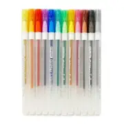 24 PK Glitter Colored Gel Pens Art Set School Sketch Drawing Adult Coloring Book