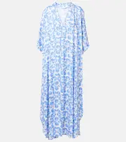 [Melissa Odabash] Melissa Odabash Vanessa printed kaftan One Size blue