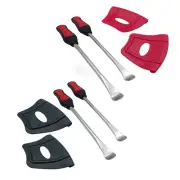Motorcycle Tire Change Toolkit with Alloy Lever for Mechanic Emergencies Repairs