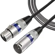 TuoYi 6ft XLR Male to Female Microphone Cable for Studio Recording, Podcast