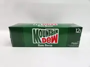12 Pack Mountain Dew Throwback Real Sugar - Mtn Dew - New 12 Cans