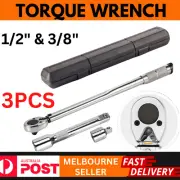 1/2 Drive Torque Wrench Adjustable Ratcheting Ratchet Spanner 28~210Nm Repair