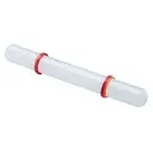 Westmark Rolling Pin, With Distance Rings, Length: 22.2 cm, Plastic/Silicone, Wh