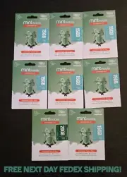 7 Mint Mobile Prepaid SIM Cards 15GB + One 20 GB Card of Data for 3 Months Total
