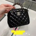 【現貨】正品 CHANEL 香奈兒 24B 雙C小號 貝殼包 手柄包 鏈條包 斜挎包