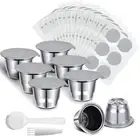 Didaey Reusable Espresso Capsules Stainless Steel Refillable Coffee Pods Reus...