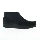 Clarks Wallabee EVO Boot 26173606 Mens Black Suede Lace Up Chukkas Boots
