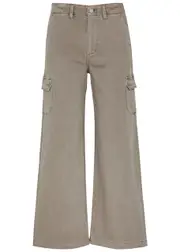 Paige Carly Wide-leg Cargo Jeans - Taupe - 26 (W26 / UK8 / S) 26 (W26 / UK8 / S)