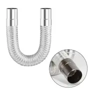 Stove Pipe Stretching Liner Bend Multi Flue Stainless Steel Sturdy Chimney Pipes