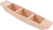 6 Pcs Wooden Boat Model Sailing Sail Boat Unsinkable Ocean Fish Model Boat Nails Submarine Row Boat Mini Small Boat Pole Support Mini Canoes Canoe Boats Ships