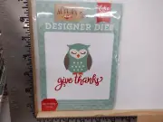 ECHO PARK GIVE THANKS OWL DESIGNER DIES CELEBRATE AUTUMN NEW A30483