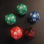 Magic the Gathering MtG D20 Spindown Die Guilds of Ravnica Allegiance dice PICK